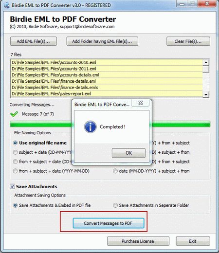 ... EML files to PDF. Now you can easily share, print or view your EML